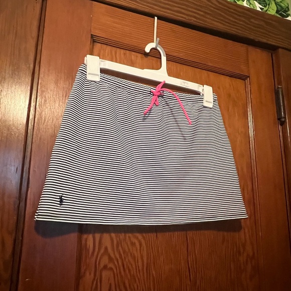 Ralph Lauren Dresses & Skirts - Ralph Lauren Sport Women’s Navy And White Striped Swimsuit Coverup Skirt Small